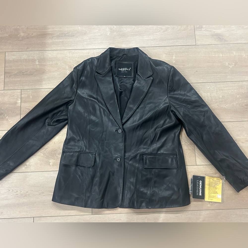 United Face New York Soft Leather Jacket 2xl